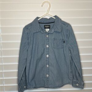 OshKosh B'gosh Light Blue Denim Button-Up